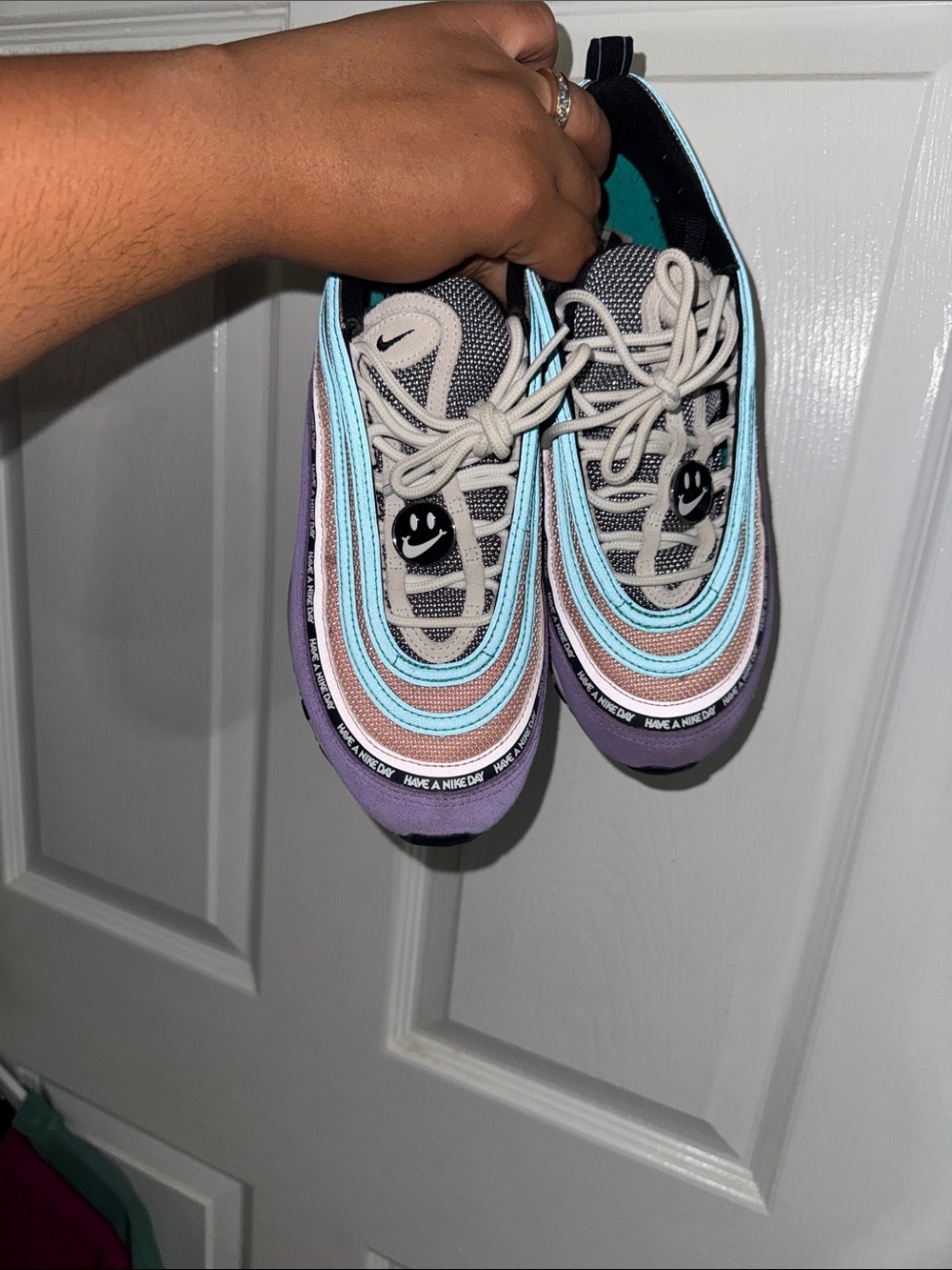 Nike Kids Pastel Wave Sneakers - Purple, Blue, Pink, Cream